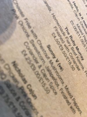 Vegan pizza in the middle - The Sunny at Newcastle Tap in Newcastle Upon Tyne