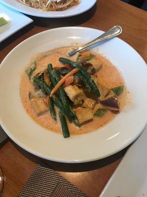 Vegetable curry  at The Boss in Barrington