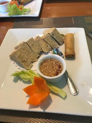 Tofu triangles at The Boss in Barrington