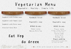 Menu  at Flaner Coffee - Manbu in Kaohsiung