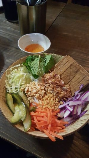 Vietnamese Noodle Salad at V-Vego in Adelaide