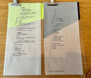 2023 drinks & menu at Foodstorms in Ghent