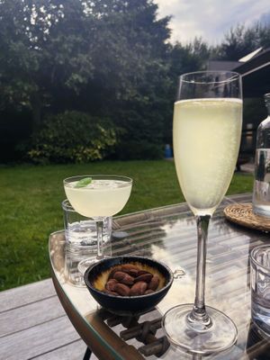 2024: Pétillant naturel wijn + Mezcal Margarita at Foodstorms in Ghent