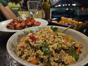 Couscous salad at Korova in Athens