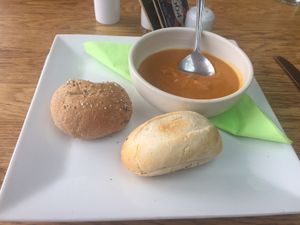 Thai Butternut squash soup at The Crown in Catton in Hexham