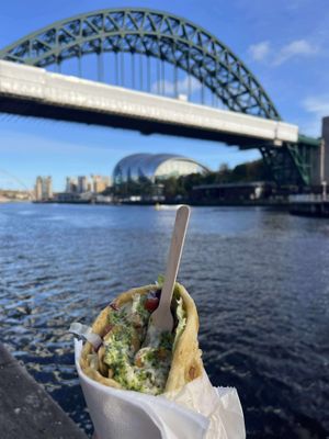 Chickn wrap   at Vegano - Food Truck in Newcastle Upon Tyne