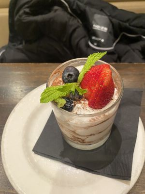 Tiramisu  #Veganuary at Blossom Restaurant on Columbus in New York City