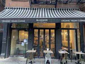 Frontage  #Veganuary at Blossom Restaurant on Columbus in New York City