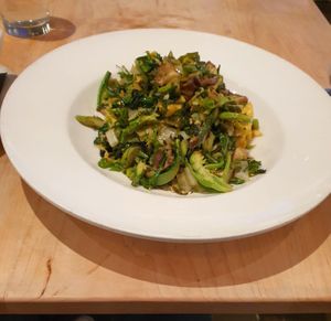 Vegetable stir fry at Blossom Restaurant on Columbus in New York City