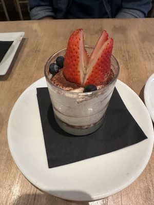 Tiramisu (SO good!)  at Blossom Restaurant on Columbus in New York City