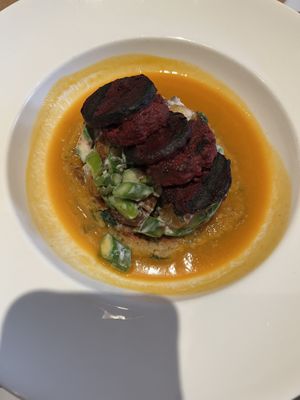 Roasted vegetable tower (special)   at Blossom Restaurant on Columbus in New York City