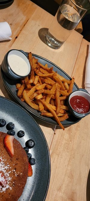 Truffle Fries at Blossom Restaurant on Columbus in New York City