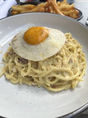 Carbonara  at Blossom Restaurant on Columbus in New York City
