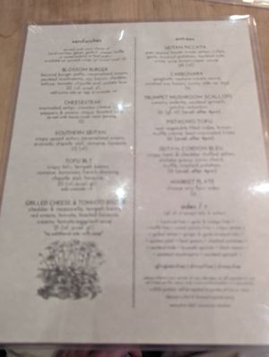  at Blossom Restaurant on Columbus in New York City