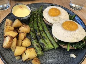Tofu Florentine  at Blossom Restaurant on Columbus in New York City