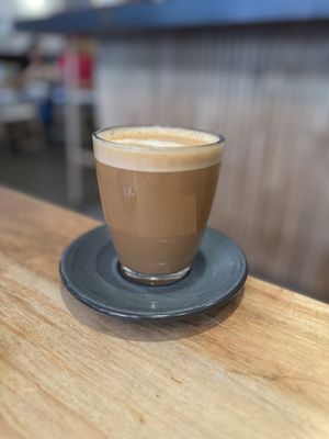 Latte ☕️   at Blossom Restaurant on Columbus in New York City
