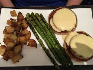 Tofu Benedict  at Blossom Restaurant on Columbus in New York City