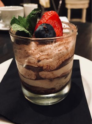 Vegan Tiramisu at Blossom Restaurant on Columbus in New York City