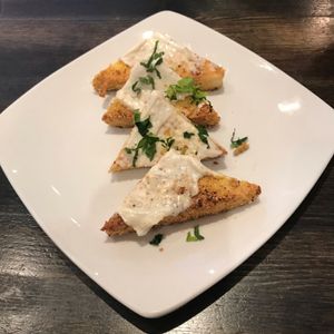 Wasabi-crusted tofu at Blossom Restaurant on Columbus in New York City