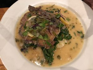 Seitan something  at Blossom Restaurant on Columbus in New York City