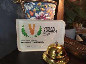Vegan Award at Waku Waku in Utrecht