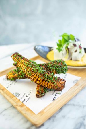 CORN RIBS at Waku Waku in Utrecht