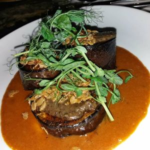 Eggplant at Waku Waku in Utrecht