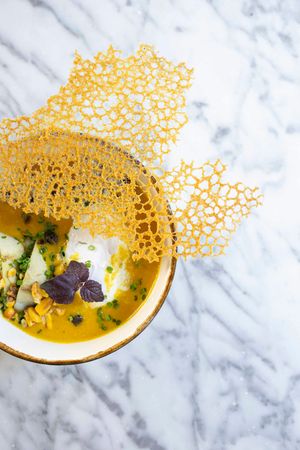 CORN CHOWDER at Waku Waku in Utrecht