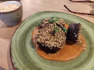 Aubergines at Waku Waku in Utrecht