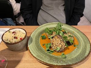 Toasted aubergine 🍆   at Waku Waku in Utrecht