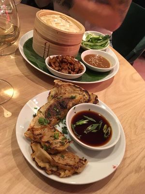 Peking Luck and gyozas at Waku Waku in Utrecht