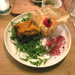Roasted Lebanese Kibbeh at Waku Waku in Utrecht