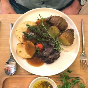 Ras El Hanout Celeriac Steak at Waku Waku in Utrecht