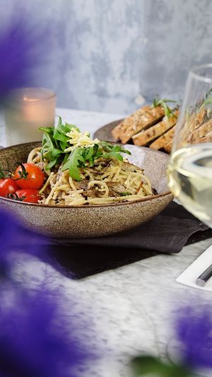 Pasta Wild Truffle at Waku Waku in Utrecht