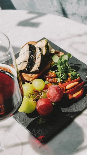 Cheese platter at Waku Waku in Utrecht