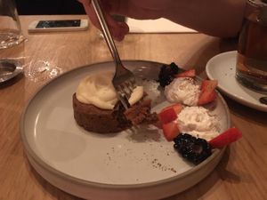 Carrot cake at Waku Waku in Utrecht