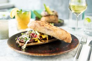 SEITAN SANDWICH at Waku Waku in Utrecht