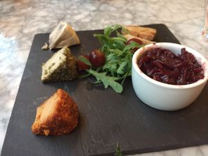 Cheese platter at Waku Waku in Utrecht