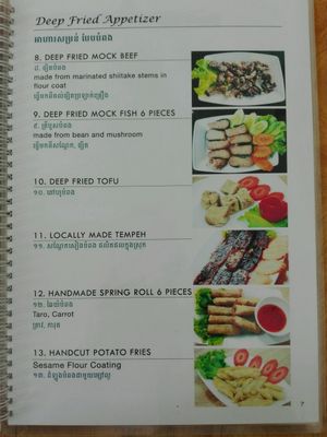 Appetizer at Sabay Vegilicious in Phnom Penh