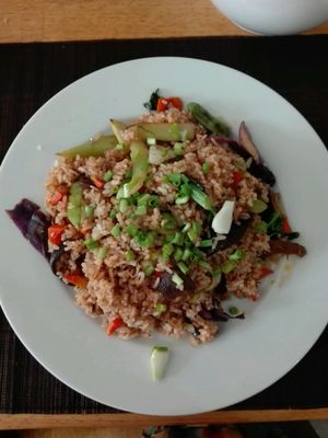 fried rice at Sabay Vegilicious in Phnom Penh