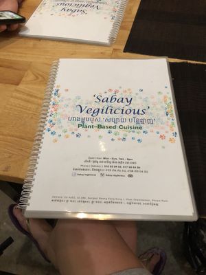 Address, hours, etc.  at Sabay Vegilicious in Phnom Penh