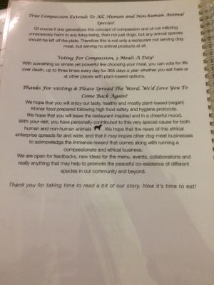 The story of the place at Sabay Vegilicious in Phnom Penh