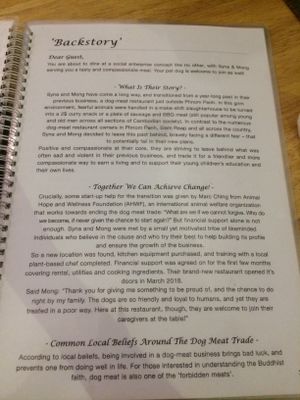 The story of the place at Sabay Vegilicious in Phnom Penh