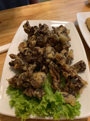 Mock beef  at Sabay Vegilicious in Phnom Penh