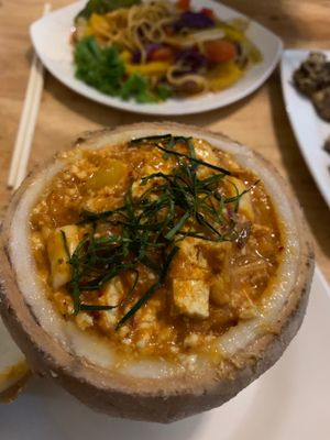 Tofu amok - amazing  at Sabay Vegilicious in Phnom Penh