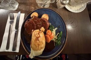 Seitan roast  at Darcy's in Belfast
