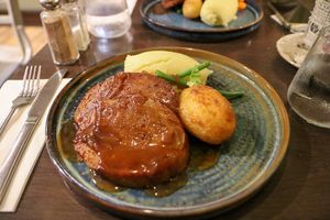 sunday roast seitan at Darcy's in Belfast
