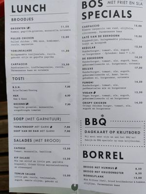 Menu, part 2 at De Eekhoorn in Rotterdam