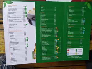 Menu, part 2 at De Eekhoorn in Rotterdam