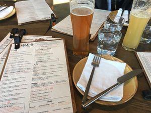 Great beer selection including a Kom-beer-cha!  at Picaro in Saskatoon